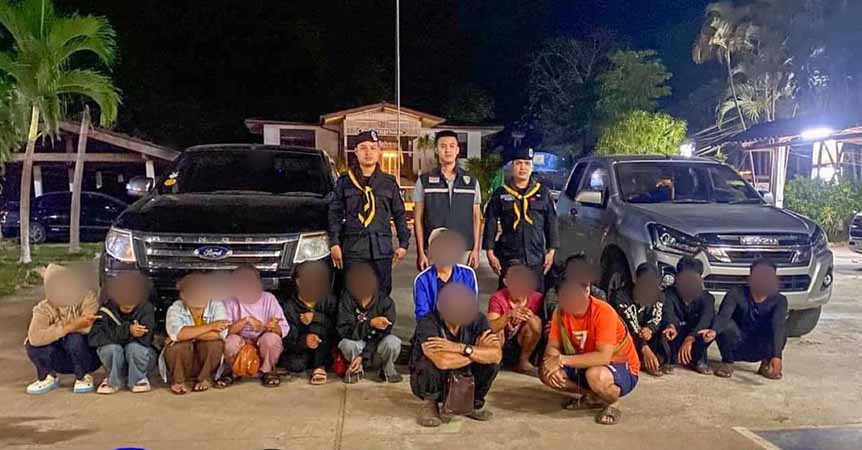 ထိုင်းနိုင်ငံတွင်း တရားမဝင် ဝင်ရောက်သည့် မြန်မာနိုင်ငံသား ၁၁ ဦး ဖမ်းဆီးခံရ