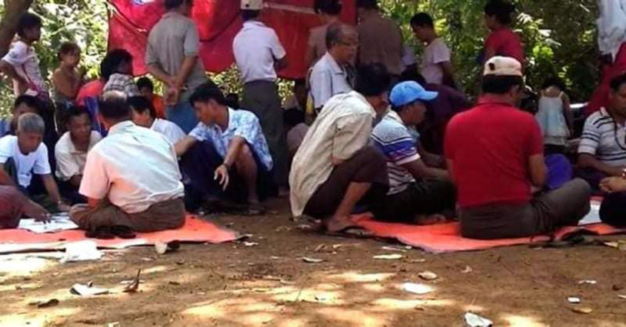 ဝါးခယ်မတွင် စစ်တပ်နှင့် ရဲက လိုင်းကြေးယူပြီး လောင်းကစားများ လုပ်ခွင့်ပေး