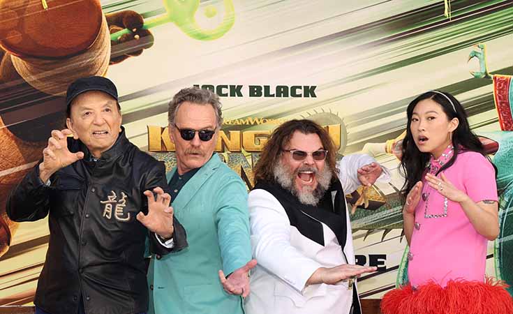 နာမည်ကျော် ကွန်ဖူးပန်ဒါရုပ်ရှင် Kung Fu Panda 4 အထူးပွဲပြသမှုပုံရိပ်များ (ဓာတ်ပုံ)