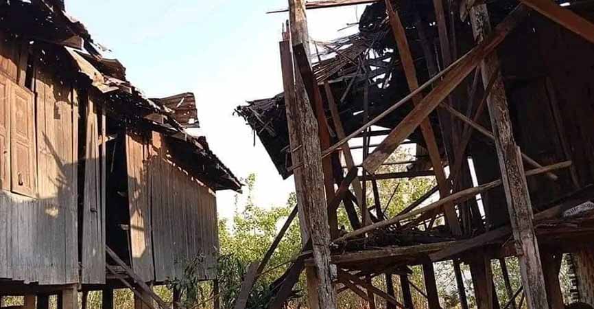 ဆီဆိုင်မြို့တွင် တိုက်ပွဲဆက်ဖြစ်၊ စစ်တပ်က လက်နက်ကြီး အကြိမ် ၄၀ ကျော်ပစ်