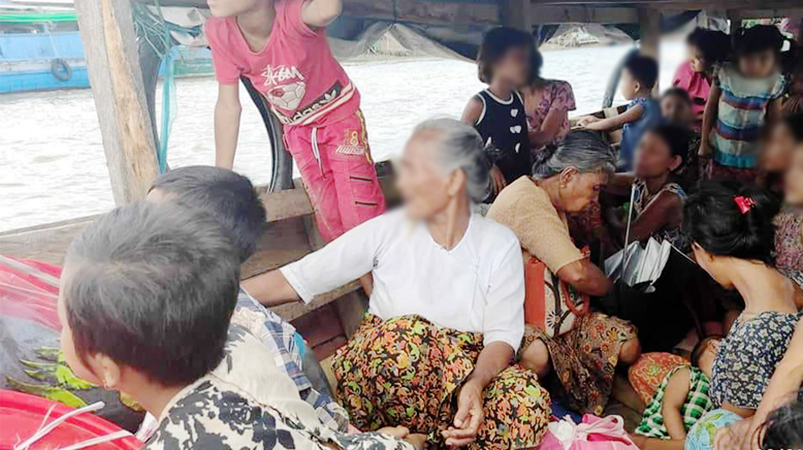 ရခိုင်တွင် တိုက်ပွဲကြောင့် အိုးအိမ်စွန့်ခွာထွက်ပြေးရသူ ၃ သိန်းခွဲရှိလာ