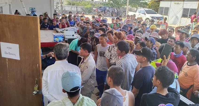 ထိုင်းအလုပ်ရှင်က မြန်မာအလုပ်သမား ၅၀၀ ခန့်ကို လုပ်အားခ ဘတ် သိန်း ၆၀ ကျော် မရှင်းပေး