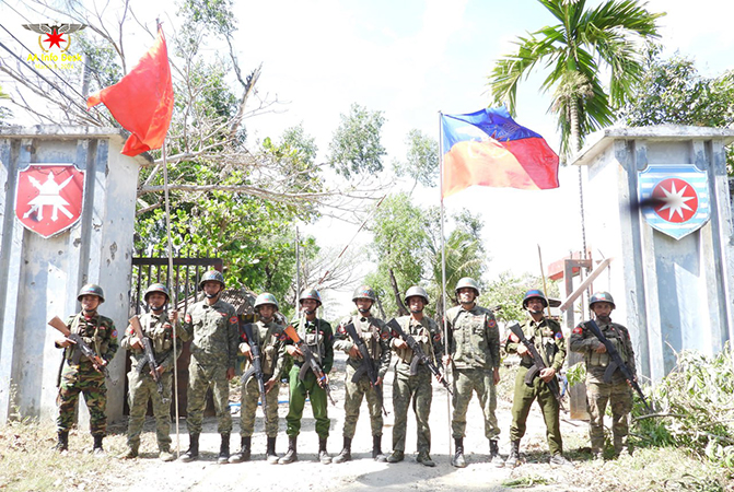 ရခိုင်နှင့် ချင်းပြည်နယ်က မြို့ ၇ မြို့ကို အေအေ သိမ်းပိုက်ထား