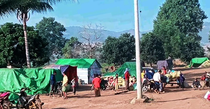 ပင်လောင်း-ဖယ်ခုံ နယ်စပ်တွင် တိုက်ပွဲပြင်းထန်၊ ဒေသခံများ ဘေးကင်းရာ ထွက်ပြေး