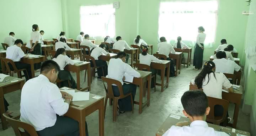 ဆယ်တန်းစာမေးပွဲဖြေဆိုသူ  ၁ သိန်းကျော်သာရှိ၊ ကယားပြည်နယ်၌ ဖြေဆိုသူမရှိ