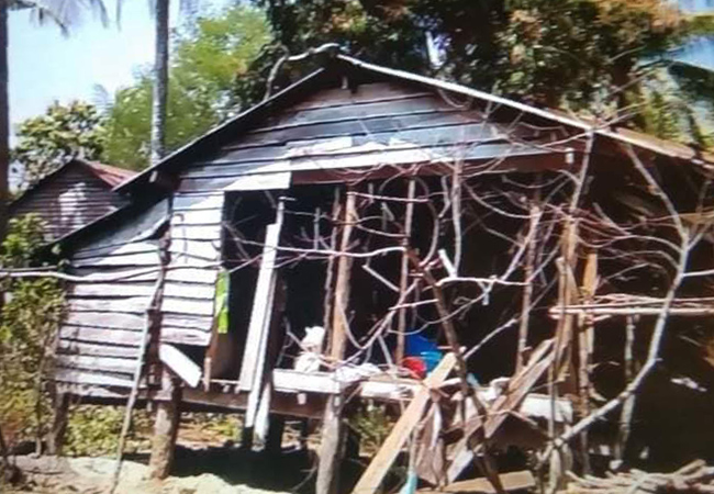 ရမ်းဗြဲတွင် လေကြောင်းတိုက်ခိုက်မှုကြောင့် နေအိမ် ၄ လုံး ပျက်စီး