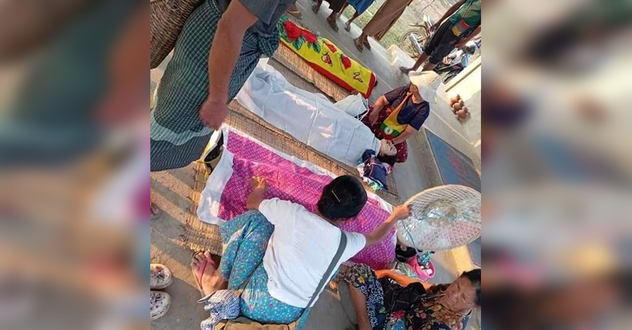 ဗန်းမော်၌ စစ်တပ် လက်နက်ကြီးကြောင့် ပြည်သူ ၁၀ ဦးသေဆုံး၊ သင်းအုပ်ဆရာနှင့် လူငယ်များ ဖမ်းဆီးခံရ