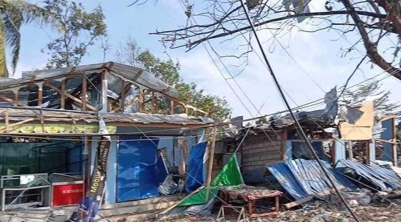 သင်္ကန်းညီနောင်တိုက်ပွဲတွင် အရပ်သား ၁၀ ဦး သေဆုံး၊ နေအိမ်  ၂၀ မီးလောင်ပျက်စီး