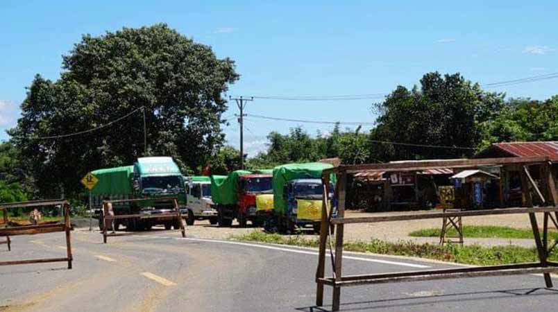 ကာမိုင်းမြို့ အဝင်အထွက်လမ်းကို စစ်ကောင်စီတပ်က ပိတ်