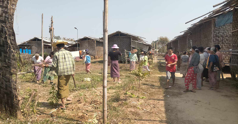 မိုးမောက်မြို့နယ် ရွာပေါင်း ၃၀ ကျော် စစ်ဘေးရှောင်ရ 
