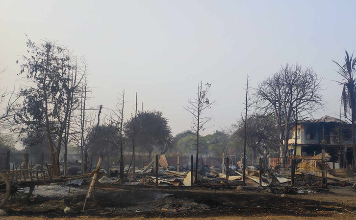 မုံရွာသက္ကယ်ကျင်းရွာက ဖမ်းဆီးခံထားရသူ ၆၀ ကျော်ကို စစ်တပ် ပြန်မလွှတ်ပေးသေး