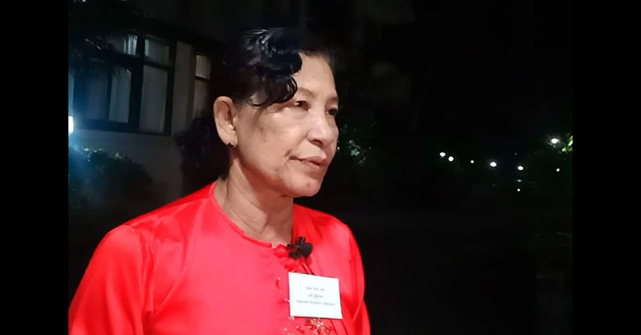 ရခိုင်အမျိုးသမီးကွန်ရက် ဥက္ကဋ္ဌ ဒေါ်ညိုအေး ထောင်ဒဏ် ၂ နှစ် ချမှတ်ခံရ