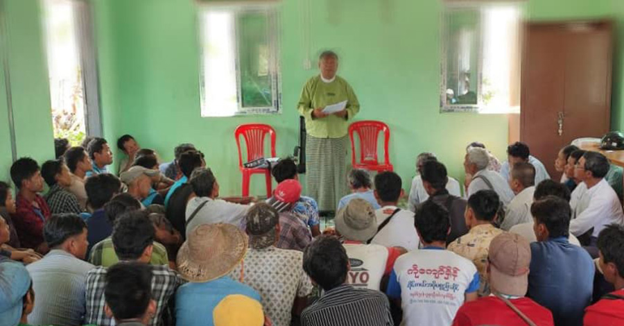 အိမ်မဲမြို့နယ်တွင် ၁၇ နှစ်အရွယ် အမျိုးသားများကို စစ်မှုထမ်းရန်ခေါ်နေ