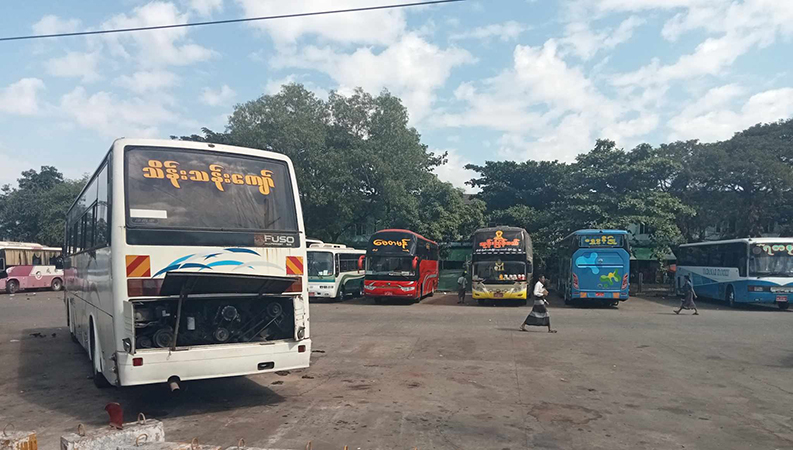 အဝေးပြေးကားစီးမည့် ခရီးသည်များ ထောက်ခံစာပါရန် ညွှန်ကြားချက်မရှိသေး