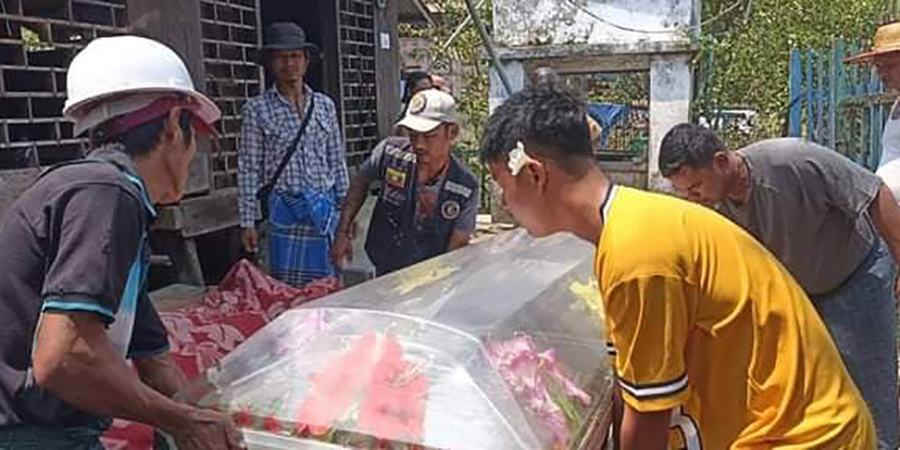 ကြံခင်းမြို့၌ စစ်မှုထမ်းဥပဒေအား ဝေဖန်ခဲ့သည့် အမျိုးသား ၁ ဦး ဖမ်းဆီးနှိပ်စက်ခံရပြီး သေဆုံး