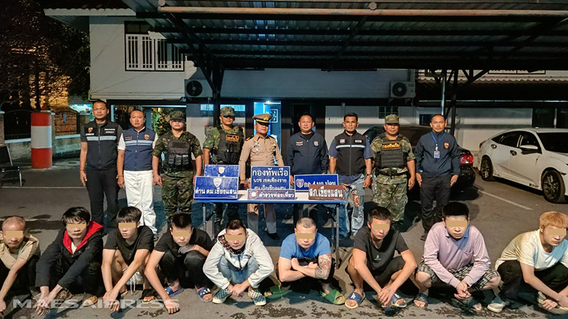 ချင်းရိုင်းတွင် တရားမဝင်တရုတ်နိုင်ငံသား ၉ ဦး အဖမ်းခံရ 
