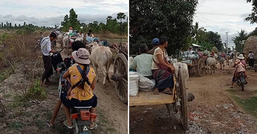 စစ်ကောင်စီ ဒရုန်းကြောင့် ကောလင်း စစ်ရှောင် ၁ ဦး သေ၊ ရေဦးတွင် လက်နက်ကြီးထိပြီး ၂ ဦးသေ