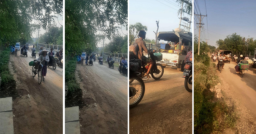 ယင်းမာပင်နှင့် ဆားလင်းကြီးဒေသခံ ပြည်သူ ၁၀,၀၀၀ ကျော် စစ်ရှောင်နေရ