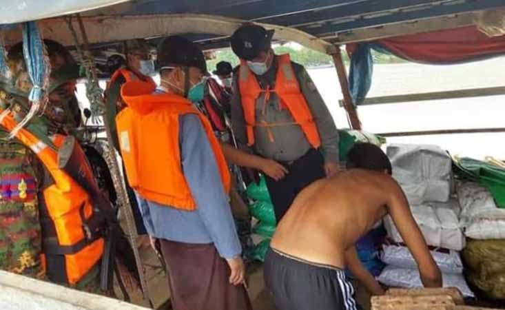 ကျုံပျော်တွင် စစ်တပ်က လုံခြုံရေးအကြောင်းပြပြီး ရေယာဉ်များကို ဖမ်းဆီးငွေညှစ်