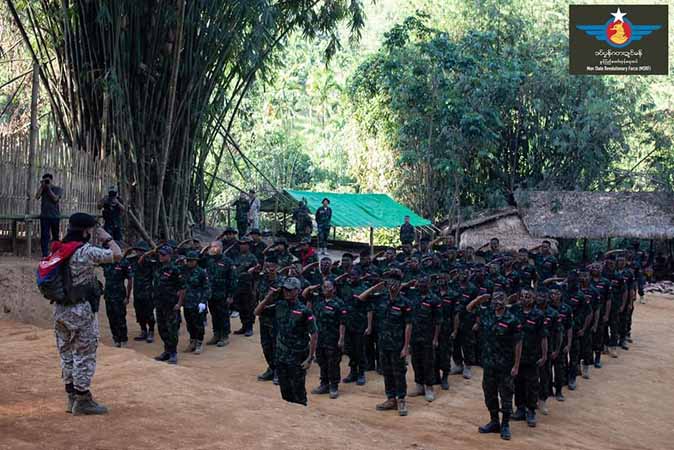 မွန်ပြည်တော်လှန်ရေးတပ် (MSRF) ပထမဆုံးအကြိမ် စစ်သင်တန်းဆင်းပွဲ ပြုလုပ် (ဓာတ်ပုံ)