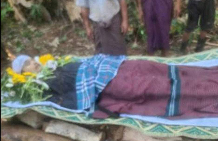 ဘီးလင်းတွင် အမျိုးသား ၁ ဦးကို စစ်တပ်က ဖမ်းဆီးသတ်ဖြတ်