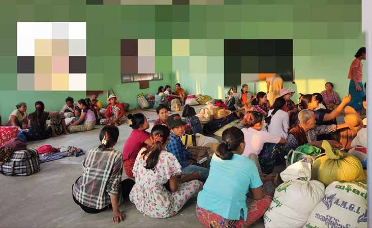 ကန့်ဘလူတွင် စစ်တပ်က စစ်ကြောင်းထိုးနေသဖြင့် ဒေသခံ ၅,၀၀၀ ကျော် တိမ်းရှောင်