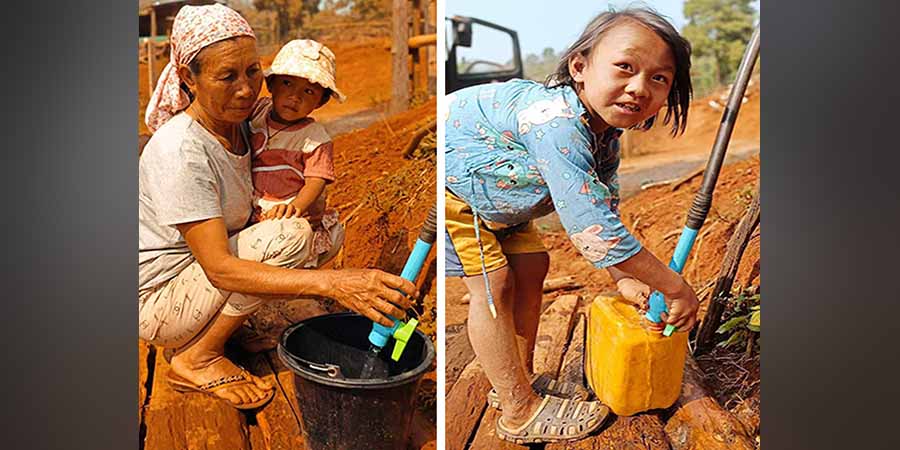 ဖယ်ခုံစစ်ရှောင်စခန်းများတွင် သောက်သုံးရေပြတ်လပ်နေ 