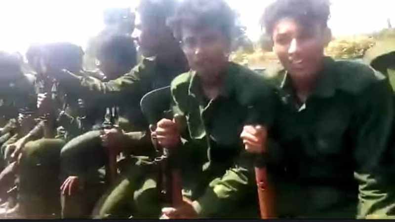 ကျောက်တလုံးကယ်ဆယ်ရေးစခန်းရှိ ရိုဟင်ဂျာများကို  စစ်မှုထမ်းခိုင်း