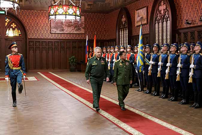 ရုရှား-မြန်မာ စစ်ရေးပူးပေါင်းလှုပ်ရှားမှု  ၅၀ ကျော်  ယခုနှစ်အတွင်း လုပ်ဆောင်မည်