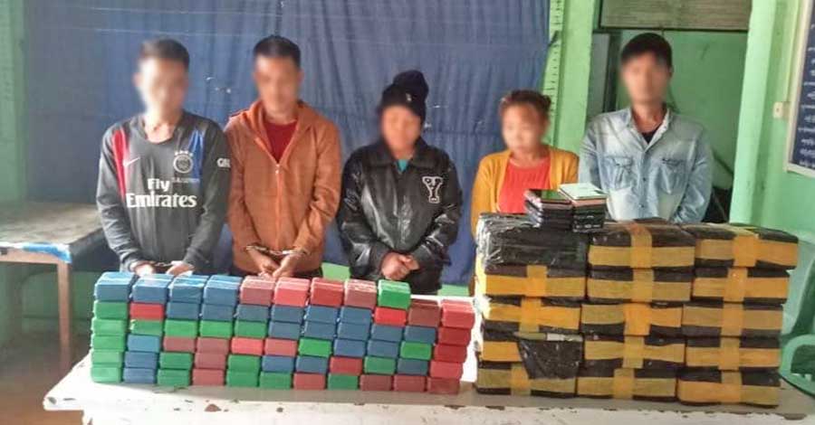 ရိဒ်ခေါဒါရ်တွင် ရူပီး ၈၃ သိန်း နီးပါးတန်ဖိုးရှိ မူးယစ်ဆေးဝါးဖမ်းမိ