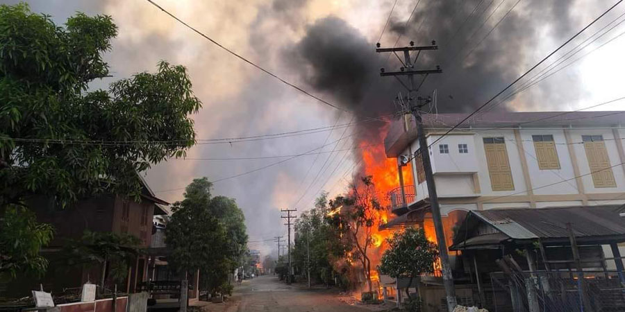 ကျိုက်မရောမြို့နယ်၌ စစ်တပ်လက်နက်ကြီးကြောင့် ကလေးအပါအဝင် ၂ ဦးသေဆုံး