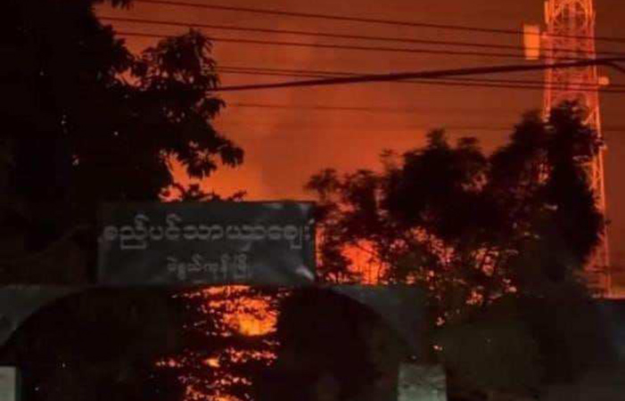 ပဲနွယ်ကုန်းမြို့မစျေးကြီး မီးလောင်၊ ဆိုင်ခန်းနှင့် လူနေအိမ် ၄၃၀ ကျော် ဆုံးရှုံး