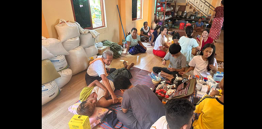 ချောင်းဆုံ စစ်ဘေးရှောင် ၁,၅၀၀ ကျော် အကူအညီများလိုအပ်
