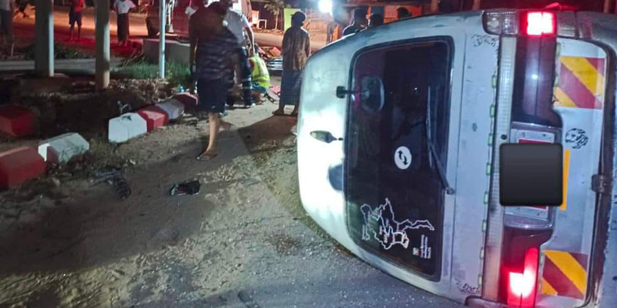 မကွေးတွင် ကား ၂ စီးတိုက်မိပြီး လူ ၇ ဦးဒဏ်ရာရ