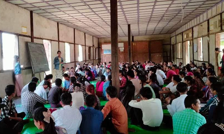 မင်းကင်းဒေသက ကြားကာလ ဆရာ၊ ဆရာမများအား သင်ကြားရေးသင်တန်းပို့ချ