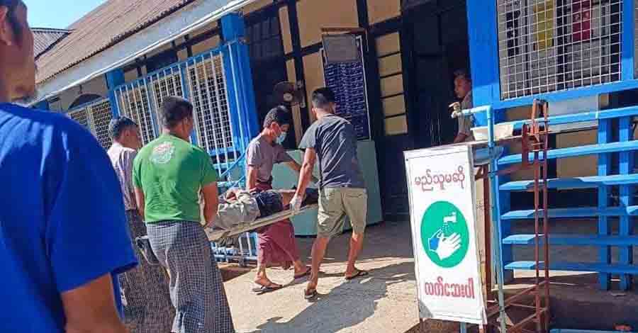 မင်းပြားတွင် စစ်ကျန်လက်နက် ပေါက်ကွဲသဖြင့် ဖခင် သေဆုံးပြီး သမီး ဒဏ်ရာရ