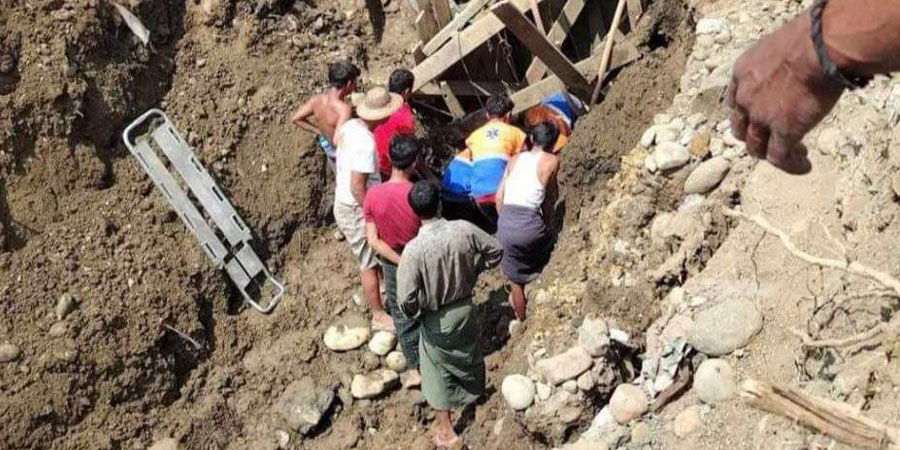 ဖားကန့်တွင် ရေတွင်းတူးစဉ် မြေစာပုံပြိုကျပြီး ၁ ဦးသေဆုံး၊ ၁ ဦးဒဏ်ရာရ
