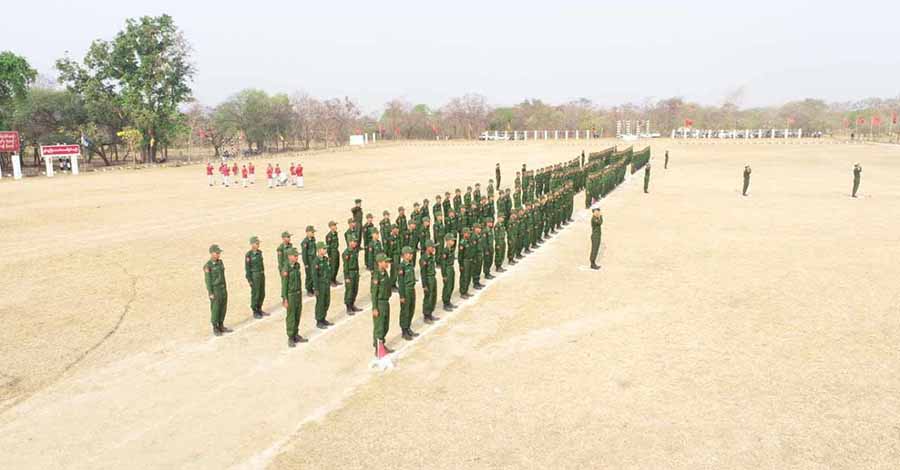 ပထမအကြိမ် စစ်မှုထမ်း အပတ်စဥ် ၁ ကို စစ်သင်တန်းကျောင်း ၁၅ ကျောင်းတွင် ဖွင့်လှစ်