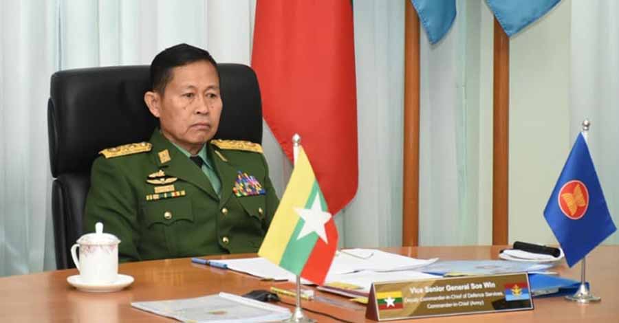 ဒုစစ်ခေါင်းဆောင်နှင့်အဖွဲ့ မော်လမြိုင်၌ အစည်းအဝေးထိုင်နေစဉ် ဒရုန်းဖြင့် တိုက်ခိုက်ခံရ