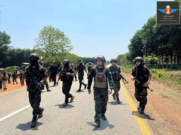 ရေ-ထားဝယ်လမ်းကို မဟာမိတ်အဖွဲ့က စိုးမိုးထား
