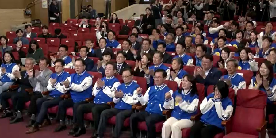 တောင်ကိုရီးယား လွှတ်တော်ရွေးကောက်ပွဲတွင် အတိုက်အခံများ အနိုင်ရမည်ဟု ခန့်မှန်း
