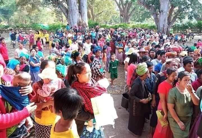 ရှမ်းတောင်စစ်ရှောင်များကို PNA ပြည်သူ့စစ်နှင့် စစ်ကောင်စီက ဖိအားပေး အိမ်ပြန်ခိုင်း