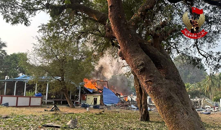 ကျိုက်မရော၌ စစ်တပ်ဗုံးကြဲမှုကြောင့် မွန်ရဲဘော် ၂ ဦးကျဆုံးပြီး ၆ ဦးဒဏ်ရာရ