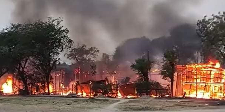 ချောင်းဦးကနေအိမ်များကို စစ်တပ်မီးရှို့၊ ပင်လောင်းတွင် စစ်တပ်လက်နက်ကြီးကြောင့် ကလေး ၁ ဦး သေဆုံး