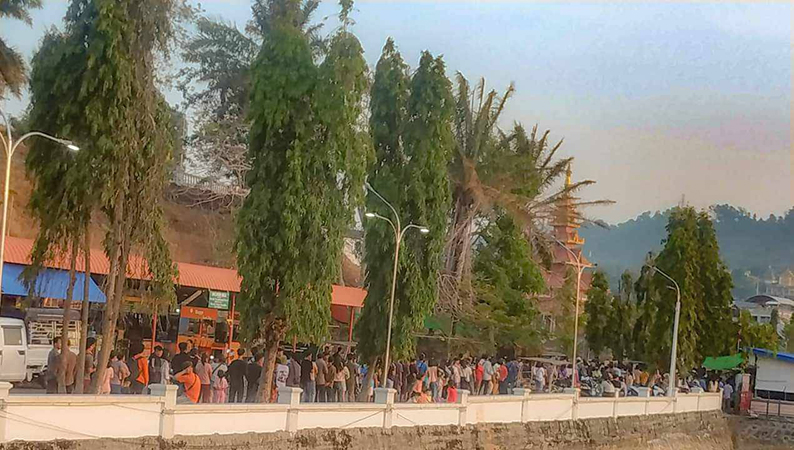 ယခုနှစ် ရနောင်းသင်္ကြန်သို့ သွားရောက်သူ များပြား