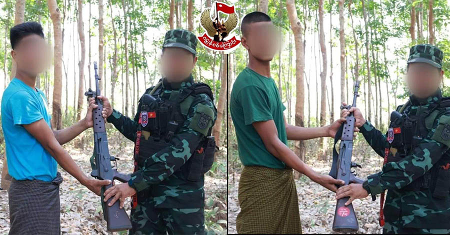 ကော့ကရိတ်တွင် စစ်ကောင်စီတပ်သား ၂ ဦး လက်နက်နှင့်အတူအလင်းဝင်