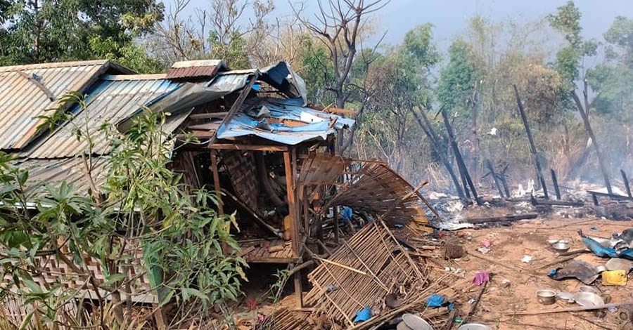 မင်းတပ်ကို ၃ လအတွင်း လေကြောင်းဖြင့် ၂၅ ကြိမ်တိုက်ခိုက်ခဲ့