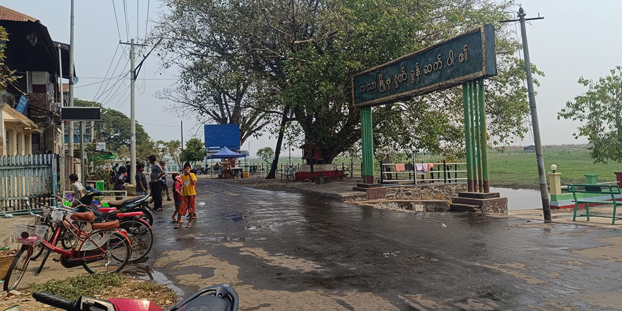 ကသာမြို့တွင် သင်္ကြန်မဏ္ဍပ်မရှိ၊ ရေကစားသူနည်းပါး