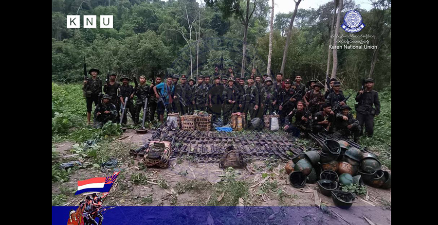 ထားဝယ်ခရိုင်တွင် ခလရ ၁၀၃ တပ်ရင်းမှူးအပါ တပ်ဖွဲ့ဝင် ၄၈ ဦး လက်နက်ချ