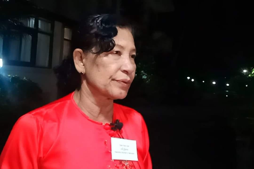ရခိုင်အမျိုးသမီးများကွန်ရက် ဥက္ကဋ္ဌ ဒေါ်ညိုအေး ပြန်လွတ်လာ